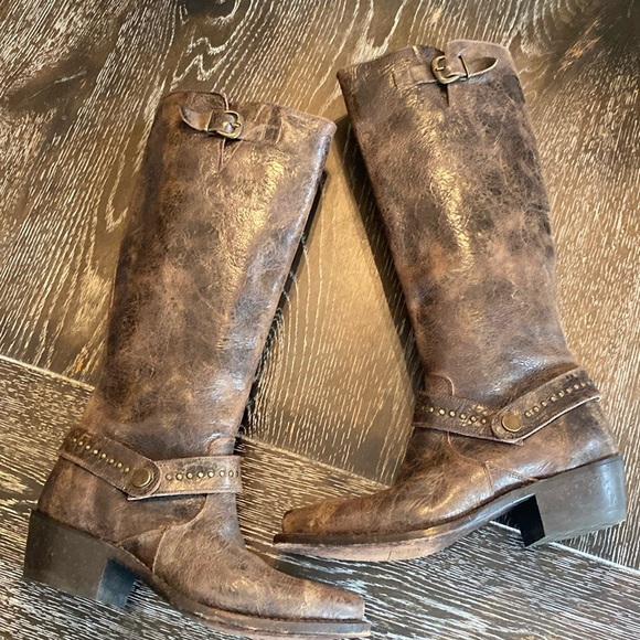 Double H Shoes - Double H boots, The Sonora, knee higher, small heel, inside zipper access, 6.5